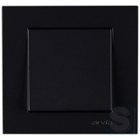 Вимикач одноклавішний Arvia Electric KAREN Чорний (20 07 2000 200)